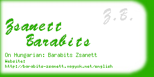 zsanett barabits business card